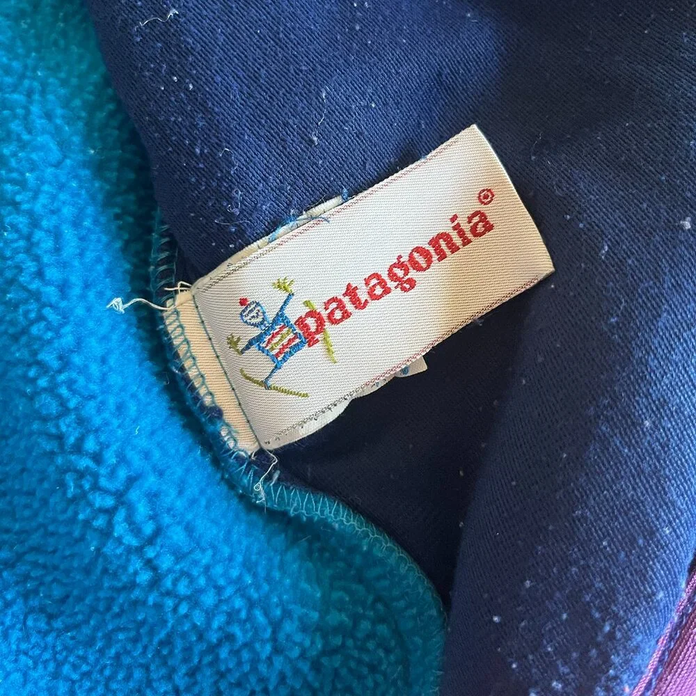 Patagonia vintage Made in the USA blue fleece 5